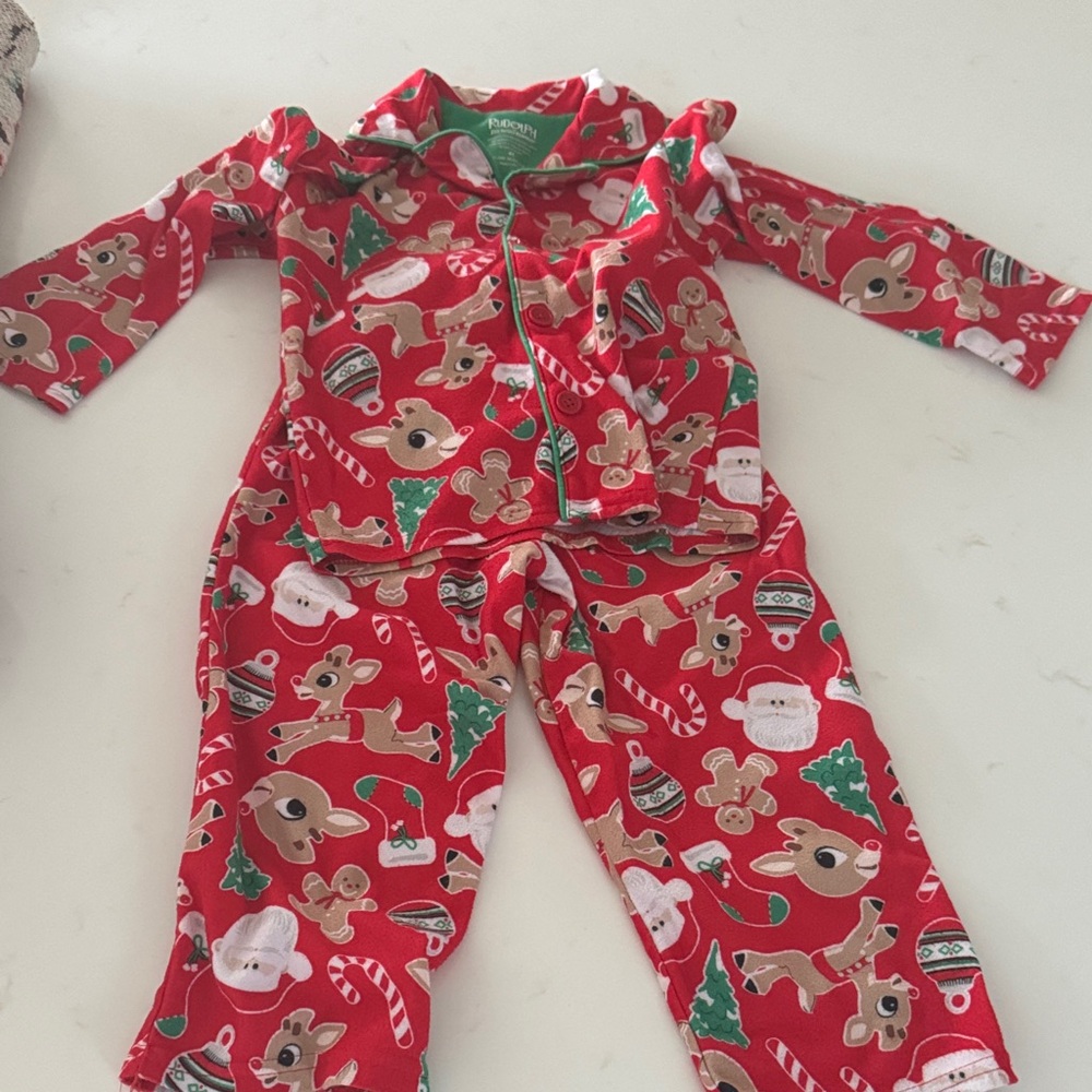 Carter's Red Holiday Pajama Set